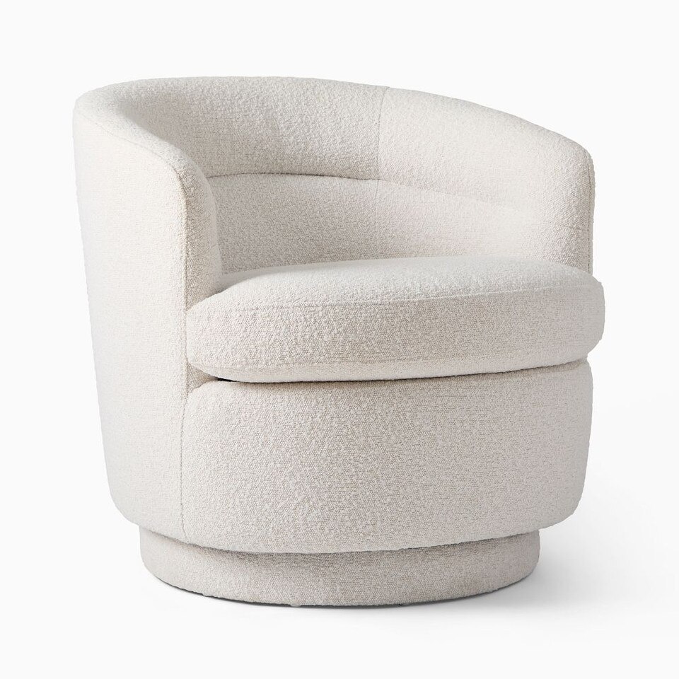 Viv Swivel Armchair West Elm UK